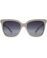 Polaroid - Pld 4155/S/X Vk6 Wj Weiãÿ Grau Gradient Polarisierte Sonnenbrille - Lyst