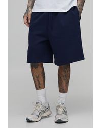 BoohooMAN - Tall Baggy Drop Crotch Mid Length Short - Lyst