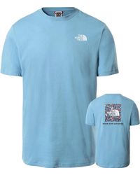 The North Face - Box T-Shirt Niagara Cotton - Lyst