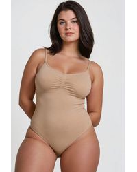 Hiccup - Premium Seamless Adjustable Strap Brief Bodysuit Shapewear - Lyst
