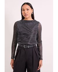 PRINCIPLES - Curved Seam Ruched Top - Lyst