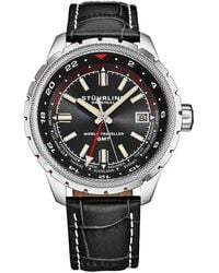 Stuhrling - Voyager GMT World Timer Watch - Lyst