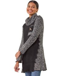 Roman - Textured Pocket Knit Jumper - Lyst