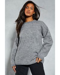 MissPap - Premium Knitted Mohair Oversized Jumper - Lyst