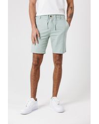 Tokyo Laundry - Light Cotton Linen Shorts With Drawstrings - Lyst