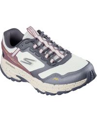 Skechers - Go Run Trail Altitude 2.0 Ravine Leather Natural Trainers - Lyst