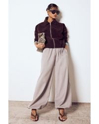 Boohoo - Woven Crepe Balloon Trouser - Lyst