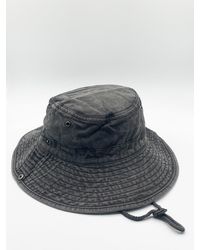 SVNX - Distressed Denim Safari Bucket - Lyst