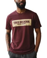 TRUE RELIGION - 700165 T Shirts Crew Neck Short Sleeve Summer Soft Cotton Tee - Lyst
