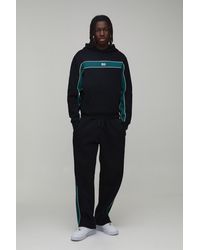 BoohooMAN - Boxy Sport Panelled Hooded Tracksuit - Lyst