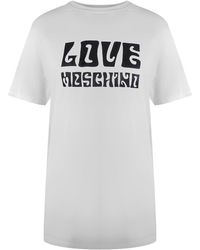 Moschino - Love Bold Logo T-Shirt Cotton - Lyst