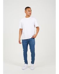 Brave Soul - Wash Skinny Jean With Stripe - Lyst