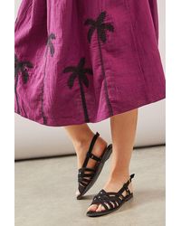 Good for the Sole - Maggie Multi Strap Slingback Flat Sandals - Lyst