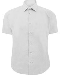 Russell - Collection Short Sleeve Easy Care Fitted Shirt - Lyst