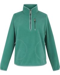 Regatta - Ladies Frankie Quarter Zip Fleece Top (Spruce) - Lyst