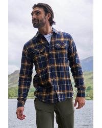 Mountain Warehouse - 'Trace' Flannel Shirt 100% Cotton Long Sleeve Everyday Casual Winter Top - Lyst