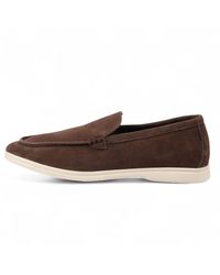 Infinity Leather - Durable Slip-On Loafers With Cushioned Insole Faux Leather - Lyst