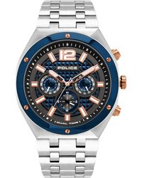 Police - Watch Quartz Stainless Steel - Lyst