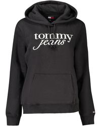 Tommy Hilfiger - Jeans Hoodie Script Logo - Lyst