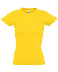 Sol's - Ladies Imperial Heavy Short Sleeve T-Shirt Cotton - Lyst
