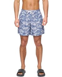 Henleys - Wave Regular Summer Swim Shorts - Lyst