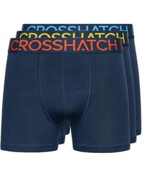 Crosshatch - Chasma Boxershorts (set Van 3) (marine) - Lyst