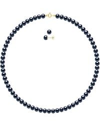 Ateliers Saint Germain - Set Being Composed Of Necklace Of Real Cultured Freshwater Pearls Semi Round 6-7 Mm - Lyst