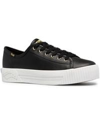 Keds - Triple Kick Chunky Leather Shoes With A Softerra Footbed & Rubber Outsole - Lyst