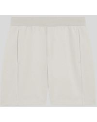 Lyle & Scott - Cotton Blend Track Sweat Shorts - Lyst