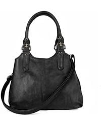 Woodland Leathers - Handbag Multi Pocket Tote Shoulder Bag - Lyst
