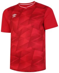 Umbro - Triassic Logo Short-Sleeved Jersey (Vermillion/Jester) - Lyst