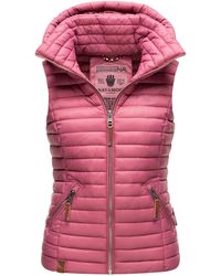 Navahoo - Gewatteerde Bodywarmer Shadaa – Lichte Weste Met Afneembare Capuchon - Lyst