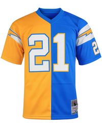 Mitchell & Ness - Nfl San Diego Chargers 21 Tomlinson Split Legacy Jersey - Lyst