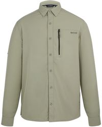 Regatta - Light Insect Repellent Long-Sleeved Travel Shirt (Abbeystone) - Lyst