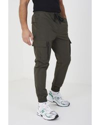 Brave Soul - 'Texas' Cuffed Cargo Trousers - Lyst