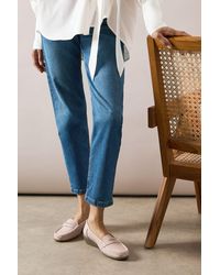 Good for the Sole - Wide Fit Niamh Leather Comfort Wedge Loafers - Lyst