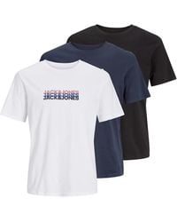 Jack & Jones - Big Size Crew Neck T-Shirt 3 Pack - Lyst