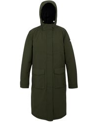 Regatta - Ladies Yarli Longline Waterproof Jacket (Dark/ - Lyst