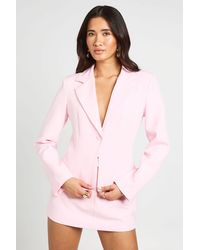 Boohoo - Single Button Fitted Blazer - Lyst