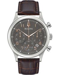 Bulova - Precisionist Watch 96B356 Leather (Archived) - Lyst