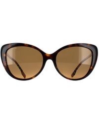 Burberry - Cat Eye Dark Havana Polarized Be4407 - Lyst