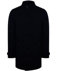 Ben Sherman - Plain Dark Long Coat - Lyst