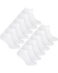 Sock Snob - 12 Pack 100% Cotton Trainer Socks - Lyst