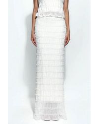 Hiccup - Low Waist Tulle Maxi Skirt - Lyst