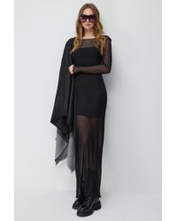 No Matter What - Mesh Jurk - Lyst