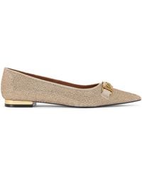 Kurt Geiger - Kingsley Pointed Flat Ballet Flats - Lyst