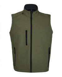 Sol's - Rallye Soft Shell Bodywarmer Jacket (Dark) - Lyst