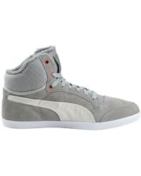 PUMA - Glyde Court Fur Trainers Leather - Lyst