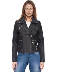 Infinity Leather - Brando Biker Jacket-Constantia Lamb Leather - Lyst