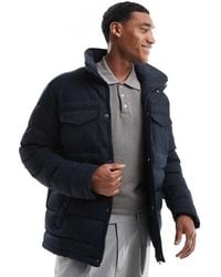 French Connection - Smart Puffer Jacket With Pockets - Lyst